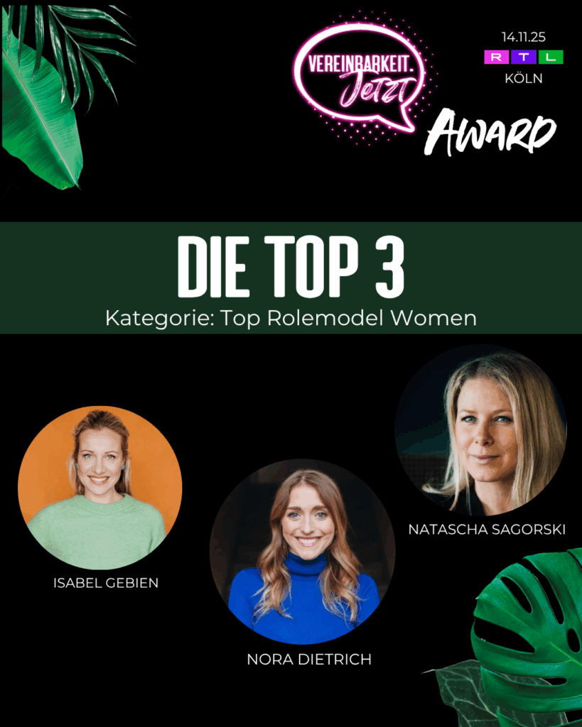 Top 3 Vereinbarkeits-Award Top Rolemodel