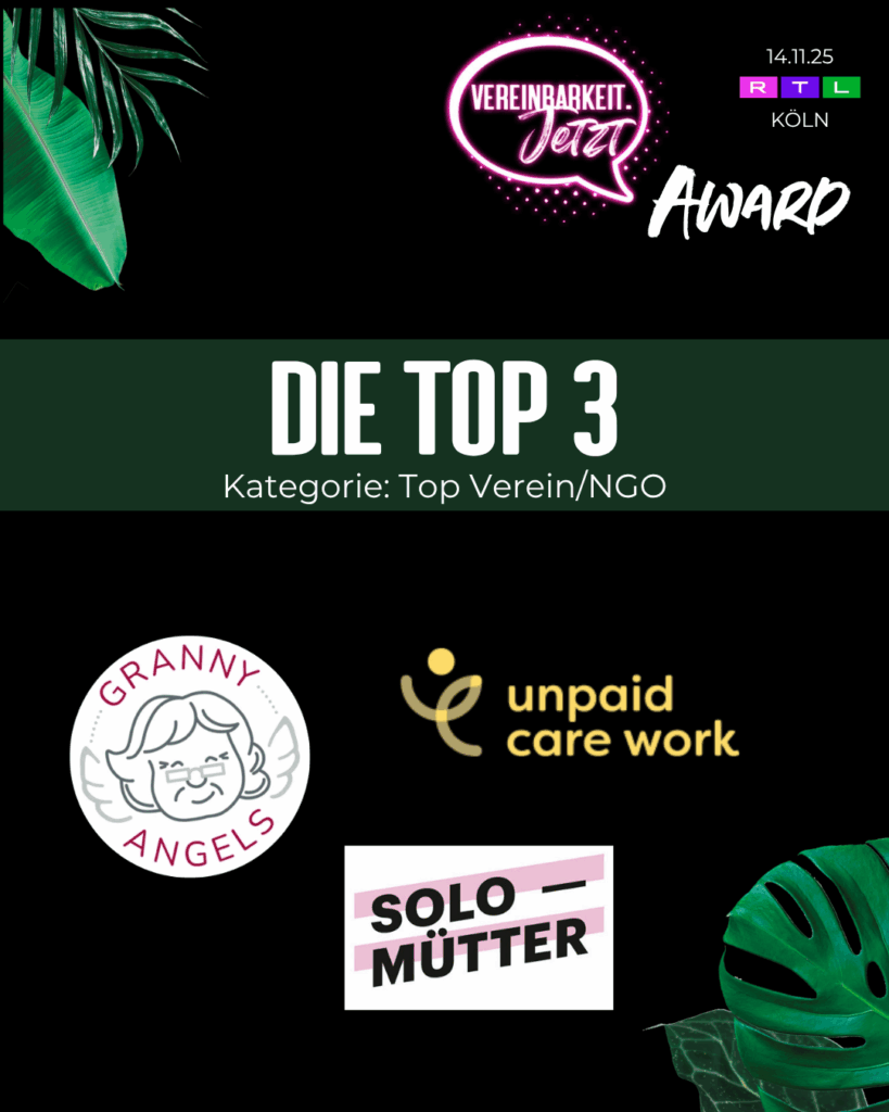 Top 3 Vereinbarkeits-Award Top Verein_NGO