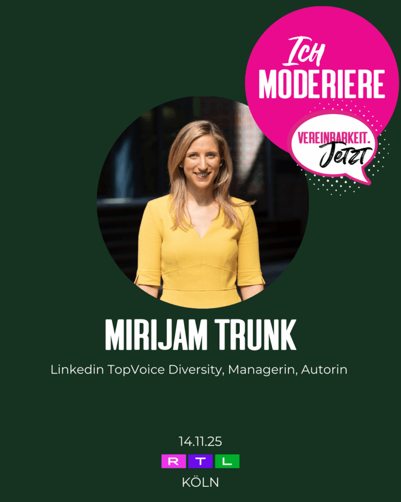 Mirijam Trunk moderiert Vereinbarkeit.jetzt